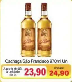 Spani Atacadista Cachaça São Francisco oferta