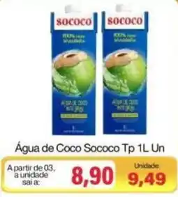 Spani Atacadista Água de Coco Sococo oferta