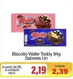 Spani Atacadista Biscoito Wafer Toddy oferta