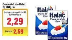 Spani Atacadista Creme de Leite Italac oferta