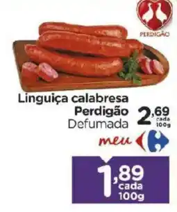 Carrefour Linguiça calabresa perdigão defumada oferta