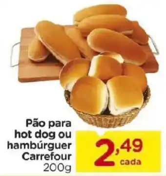 Pão para hot dog ou hambúrguer