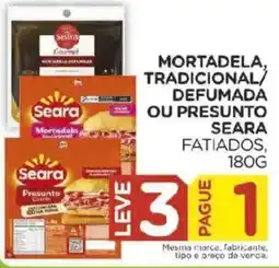 Carrefour mortadela, tradicional/defumada ou presunto seara oferta