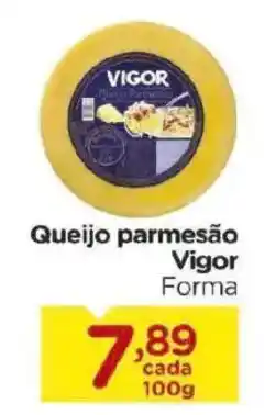 Queijo parmesão vigor forma