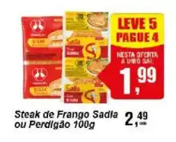 Negreiros Steak de Frango Sadla ou Perdizão 100g oferta