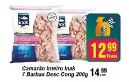 Negreiros Camarão Inteiro Inak oferta