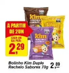 Negreiros Bolinho Kim Duplo Recheio Sabores oferta