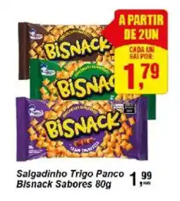 Negreiros Salgadinho Trigo Panco Bisnack Sabores oferta