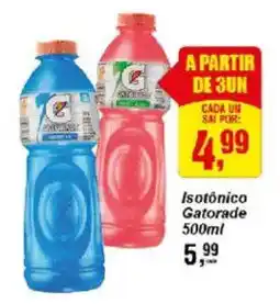 Negreiros Isotônico Gatorade oferta
