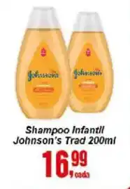 Negreiros Shampoo infantil johnson's trad oferta