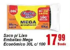 Negreiros Saco p/ Lixo Embalixx Mega Econômico oferta