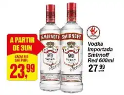 Negreiros Vodka importada smirnoff red oferta