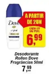 Negreiros Desodorante Rollon Dove Fragrâncias oferta