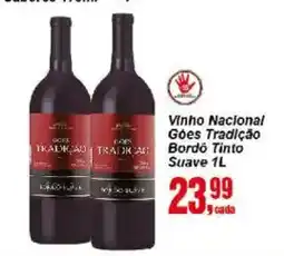 Negreiros Vinho Nacional Gôes Tradição Bordô Tinto Suave oferta