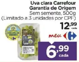 Carrefour Uva clara Carrefour oferta