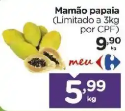 Carrefour Mamão papaia oferta