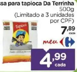 Carrefour Massa para tapioca da terrinha oferta