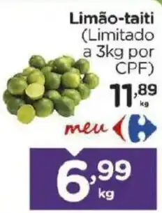Carrefour Limão-taiti oferta
