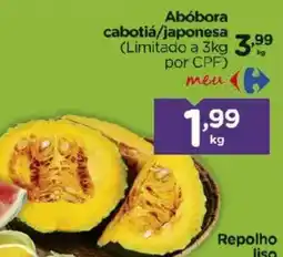Carrefour Abóbora cabotia/japonesa oferta