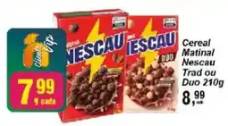 Negreiros Cereal Matinal Nescau oferta