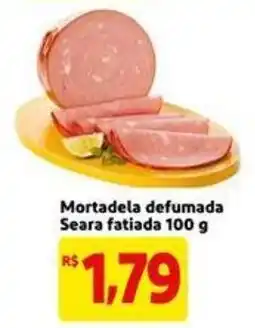 Mercado Extra Mortadela defuamda Seara fatiado 100g oferta