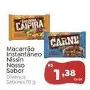 Nissin - macarrão instantâneo nosso sabor