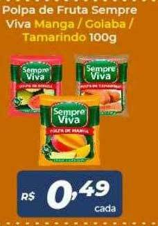 Atakarejo Polpa De Fruta Sempre Viva Manga Goiaba Tamarinho oferta