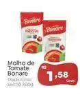 Novo Atacarejo Bonare - molho de tomate oferta