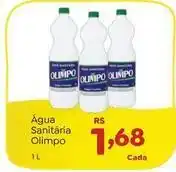 Novo Atacarejo Olimpo - água sanitária oferta