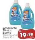 Novo Atacarejo Sonho - amaciante diluido magic leve oferta