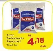 Novo Atacarejo Rampinelli - arroz parboilizado oferta