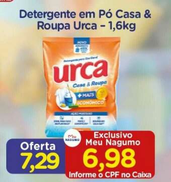 Nagumo Detergente Em Pó Casa & Roupa Urca oferta