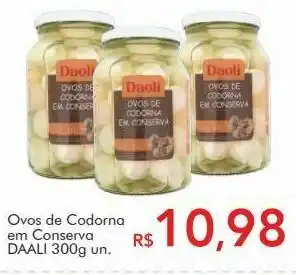 Komprao Atacadista Ovos de codorna daali 300 g oferta