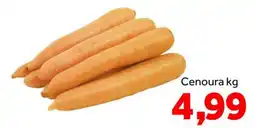 Shibata Supermercados Cenoura kg oferta
