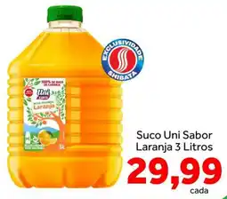 Shibata Supermercados Suco Uni Sabor Laranja oferta