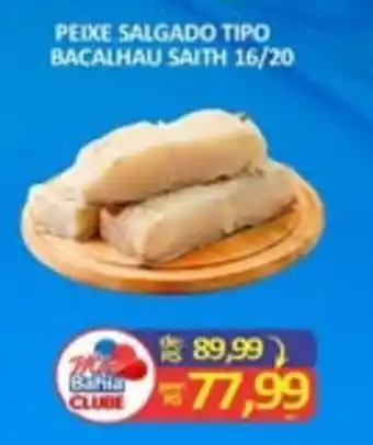 Peixe salgado tipo bacalhau saith 16/20