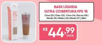 Base líquida ultra cobertura fps 15