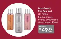 Farma Ponte body splash kiss new york c/ glitter oferta