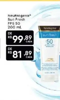 Farma Ponte Neutrogena sun fresh fps 50 oferta