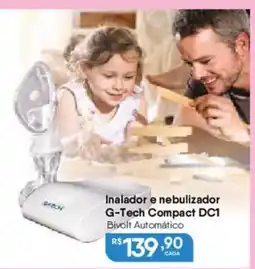 Farma Ponte Inalador e nebulizador G-Tech Compact DC1 Bivolt Automático oferta