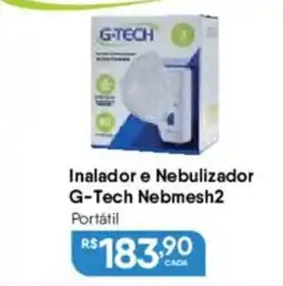 Farma Ponte Inalador e nebulizador g-tech nebmesh2 portátil oferta