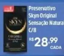Farma Ponte Preservativo Skyn Original Sensação Natural oferta
