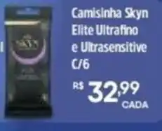 Farma Ponte Camisinha skyn elite ultrafino e ultrasensitivo oferta