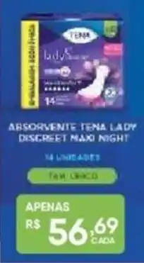 Farma Ponte Absorvente tena lady discreet maxi night oferta