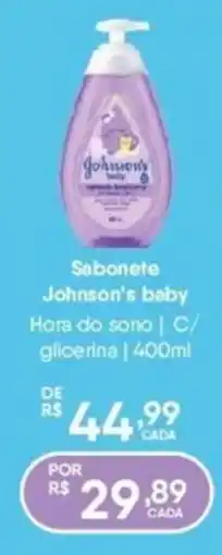 Farma Ponte Sabonete johnson's baby oferta