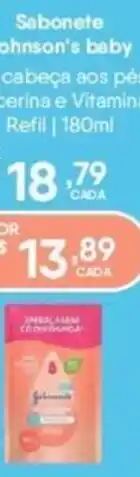 Farma Ponte Sabonete johnson's baby oferta