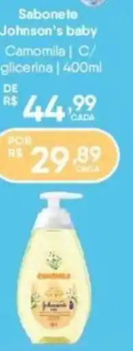 Farma Ponte Sabonete johnson's baby camomila c/ glicerina oferta