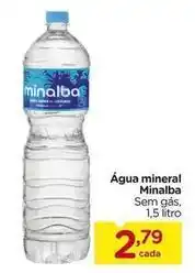 Carrefour Minalba - água mineral oferta