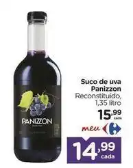 Carrefour Panizzon - suco de uva oferta