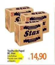 Atacadão Stax - toalha de papel oferta